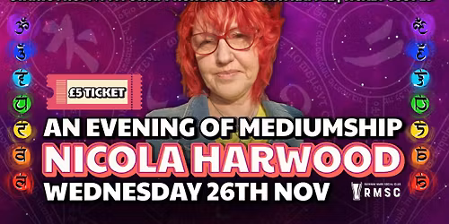 AN EVENING OF MEDIUMSHIP - NICOLA HARWOOD