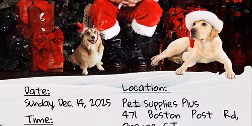 Adoption Event & Santa photos 