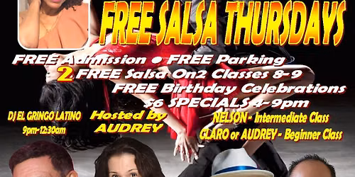 Thurs 6\/11--SALSA STYLES ft CHARANGA--SALSA THURSDAYS--2 FREE Classes\/Entry\/Parking-DjElGringoLatino