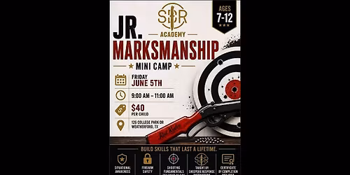 SDR Jr Marksmanship Mini Camp