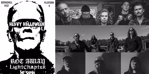 Heavy Halloween - ROT AWAY, LIGHTCHAPTER & MT. SARIN @Platform K, Horsens