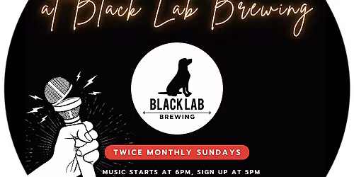 East End Weekend Music! Sunday Night Music Open Mic at Black Lab Brewing