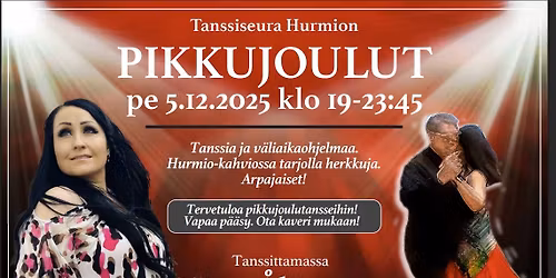 Hurmion ohjelmalliset ja tanssilliset pikkujoulut