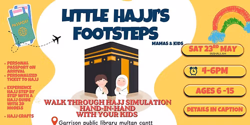 LITTLE HAJJI'S FOOTSTEPS