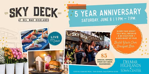 Sky Deck 5 Year Anniversary Celebration