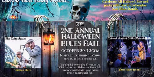 2nd Annual Halloween Blues Ball | The Delta Sonics and Deborah Stafford and the Night Stalkers
