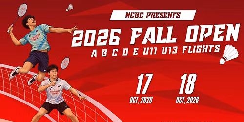 2026 NCBC FALL OPEN