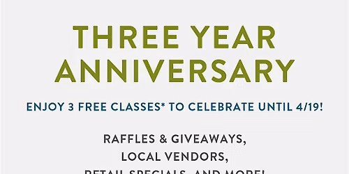 3 FREE YogaSix Oak Creek Classes (Anniversary Guest Pass \u2013 Limited Time)