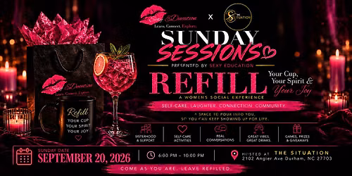 Sunday Sessions: Refill Your Cup, Your Spirit, & Your Joy