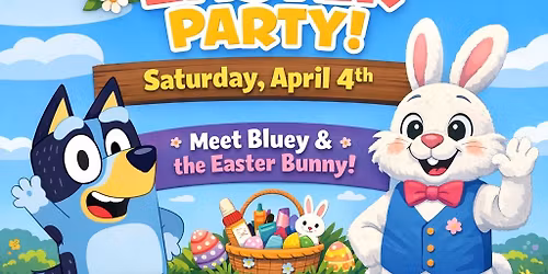 Blue Dog Easter Party - Mochas & Minis Sango