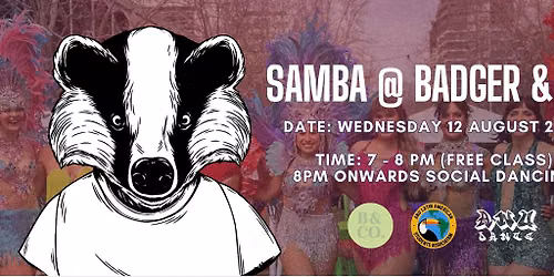 FREE Samba @ Badger & Co \ud83d\udc83\ud83d\udd7a