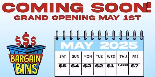 Bargain Bins Grand Opening