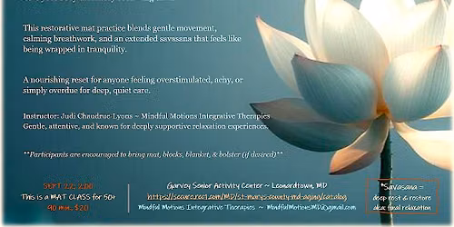 Savasana Sanctuary Yoga: A Nervous System Reset