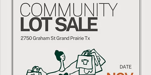 Community Lot Sale