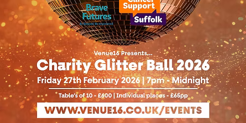Charity Glitter Ball 