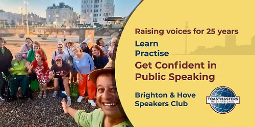 Brighton & Hove Speakers - Learn and Practise Public Speaking