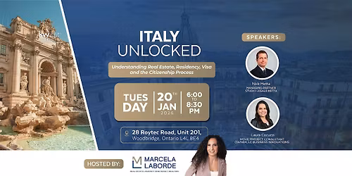 Italy Unlocked | Understanding Real Estate, Residency, Visa and Citizenship