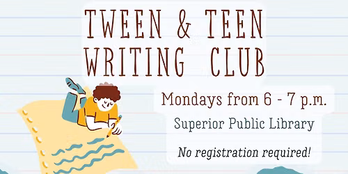 Tween & Teen Writing Club