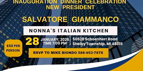 Inauguration Dinner Celebration