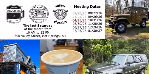 Hot Springs AR, Rigs and Coffee 