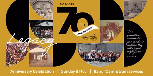 70th Anniversary Celebration Services
