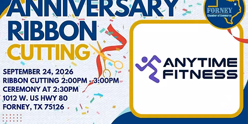 Ribbon Cutting Anytime Fitness 16th Anniversary