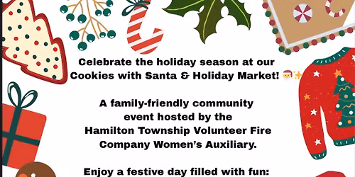 Cookies with Santa & Holiday Market! \u2728\ud83c\udf84