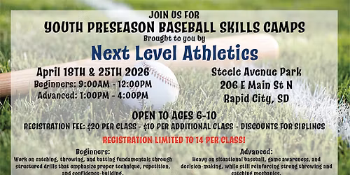 Preseason Youth Baseball Camps