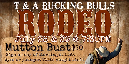 St. Charles County Fair Rodeo July 28 & 29