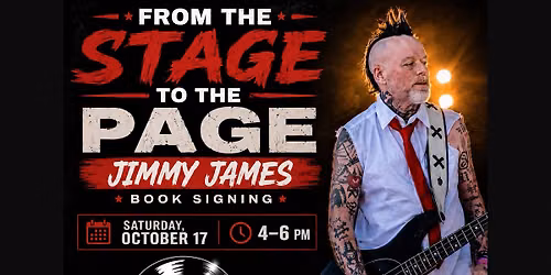 From the Stage to the Page: Jimmy James Book Signing