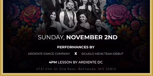 Ardiente Dance Co. D\u00eda de los Muertos Social 