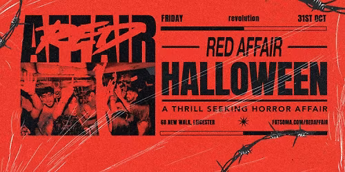 RED AFFAIR: The Halloween Special \ud83c\udf83 The Official RnB & HipHop Session @ Revolution Bar \ud83c\udf83