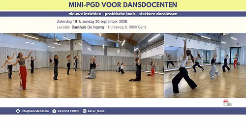 MINI-PGD voor Dansdocenten