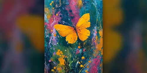 Colorful Butterfly - Paint Along (& NA Sip)