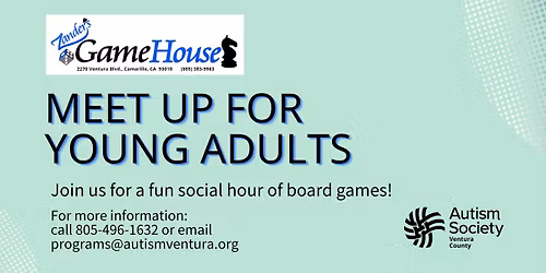 Zander's Game House Meetup for Autistic Young Adults