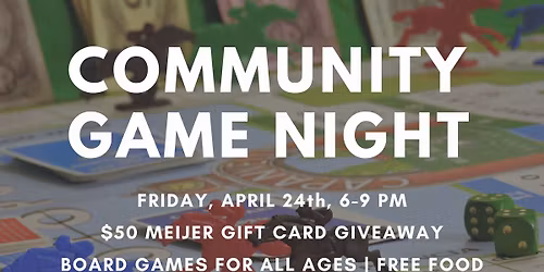 April Community Game Night