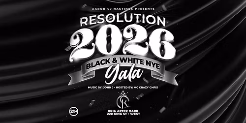 Resolution 2026 | Toronto New Year's Eve Party