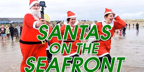 Santas on the Seafront