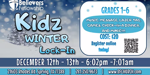 Kidz Winter Lock-In