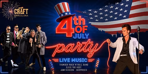 4th of July Party - Live Music -  American Legends Night