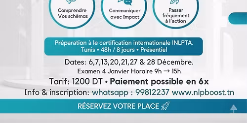 Devenez Technicien en PNL - Tunisie