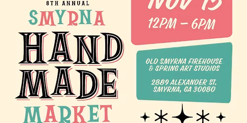INDIE ARTS ALLIANCE 8TH ANNUAL SMYRNA HANDMADE MARKET
