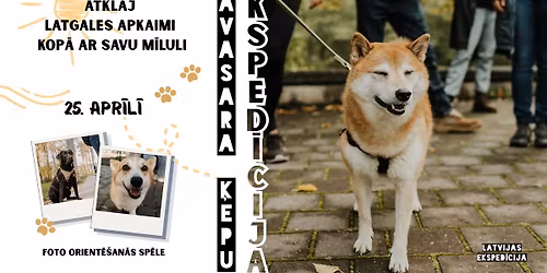 Foto orient\u0113\u0161an\u0101s sp\u0113le: Pavasara \u0136epu Eksped\u012bcija \ud83d\udc3e