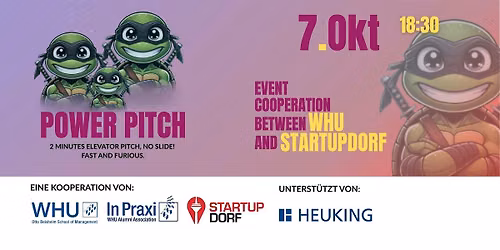 Power Pitch & Networking 2026 \u2013 powered by StartupDorf & WHU