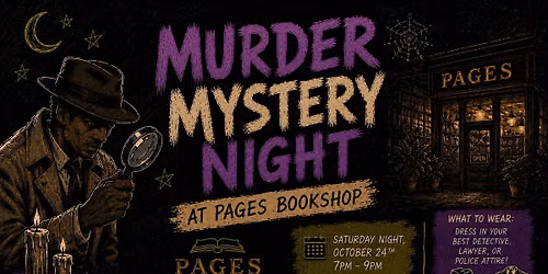 M**der Mystery Night - Pages Bookshop