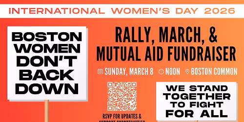 Boston Women's March- International Women's Day