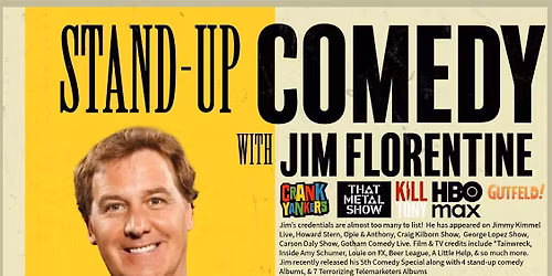 Stand Up Legend Jim Florentine returns to Crooked Mouth