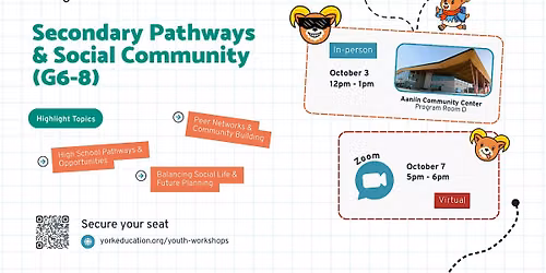 Secondary Pathways & Social Community (G6-8)