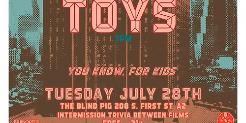 8-Ball Movie Night: You Know, (not) For Kids! double feature