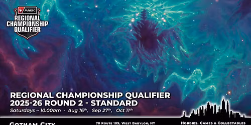 MTG RCQ | 2025-26 Season | Round 2 Standard 1-Slot